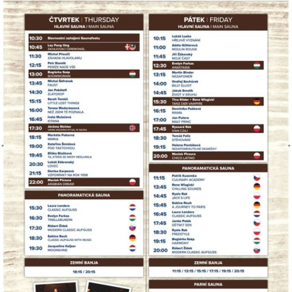 Největší wellness & sauna festival - SaunaFest 2019! - 2