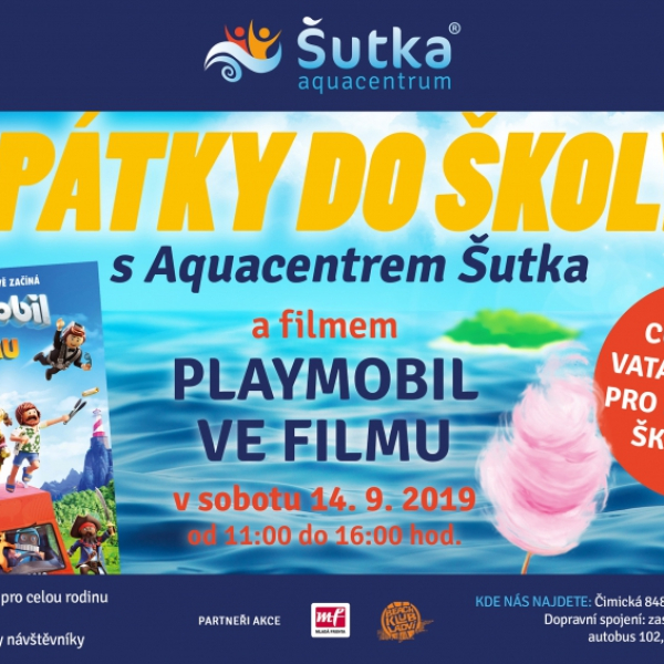 Zpátky do školy s Aquacentrem Šutka