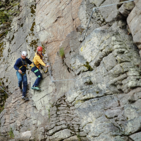 Ferrata Hluboká je delší o 400 metrů - 2