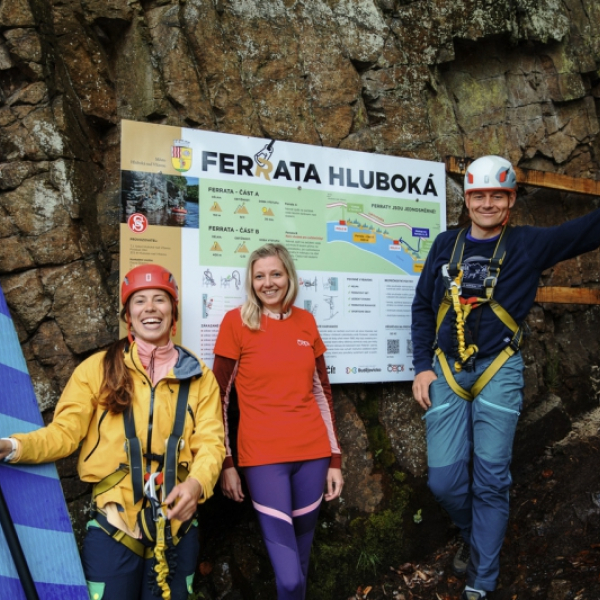 Ferrata Hluboká je delší o 400 metrů - 3