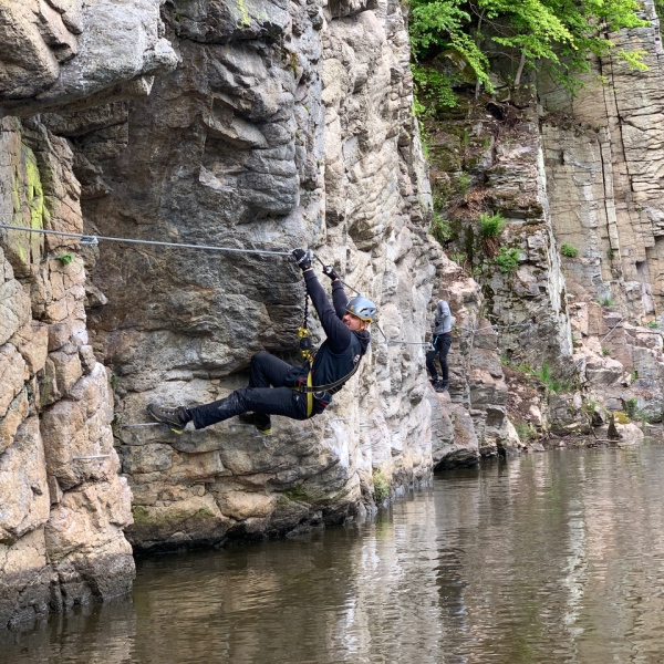 Ferrata Hluboká je delší o 400 metrů - 5