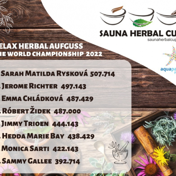 Sauna Herbal Cup 2022 skončil - 2