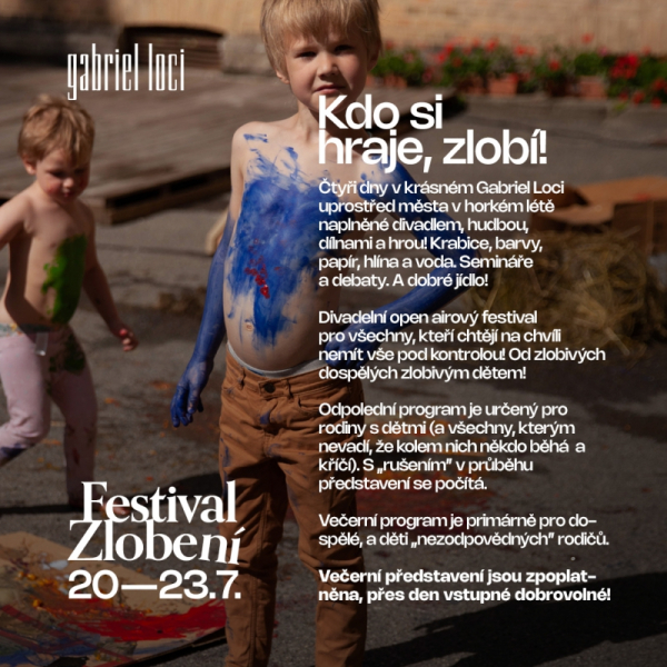 Festival Zlobení 20. — 23. 7. 2023 - 2