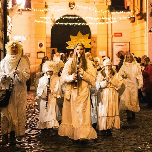 Andělský průvod Český Krumlov