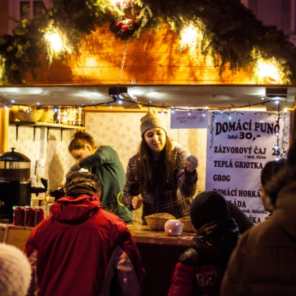 Vánoční trh stánek Jindřichův Hradec