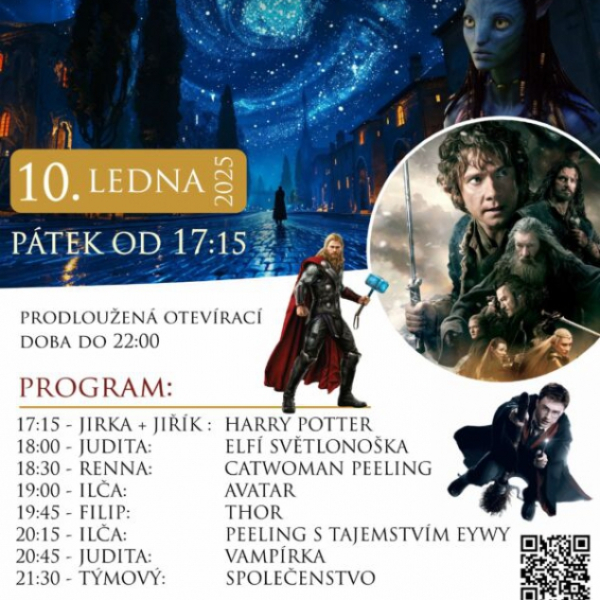 FANTASY NIGHT – Saunová noc 10. ledna 2025