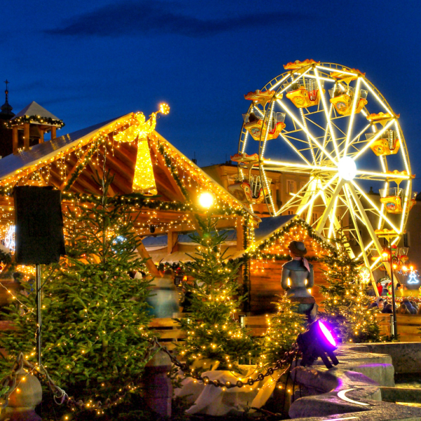 Vánoční čas na jihu Čech rozzáří tisíce světýlek. Adventní atmosféru nabídnou města, zámky i zoo.